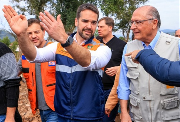 Governador vistoria municípios atingidos pelo ciclone e se reúne com presidente da República em exercício